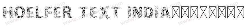 Hoelfer text India字体字体转换